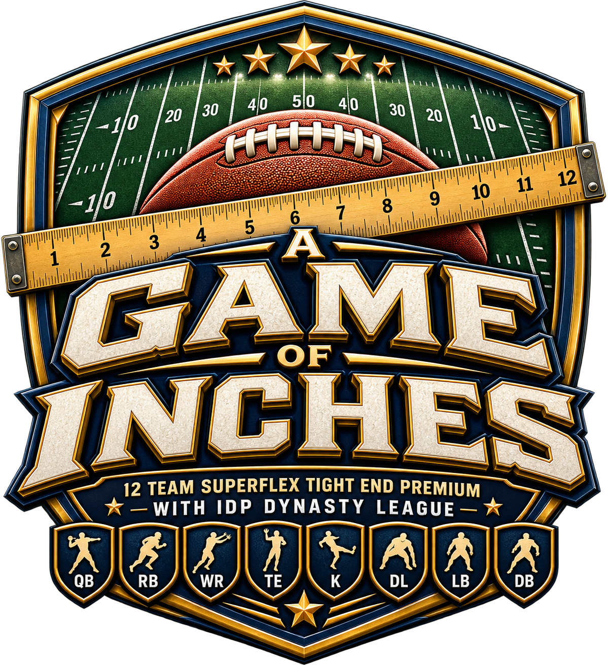 A Game of Inches League Logo